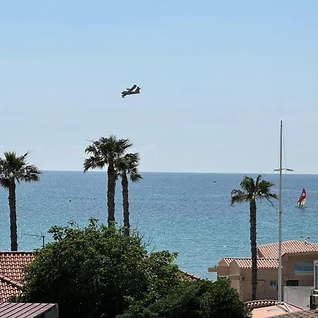 Vue Mer , Plage A 50m Apartment Six-Fours-les-Plages